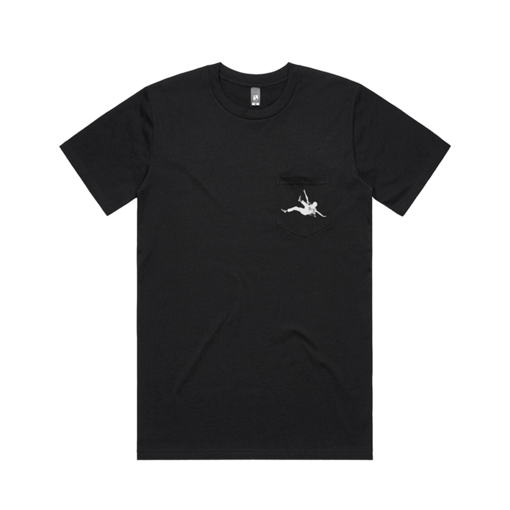 Flying Man Pocket T-Shirt Black